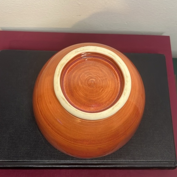 Coral Handmade Pottery Star Cutout Flower Vase - Picture 3 of 5